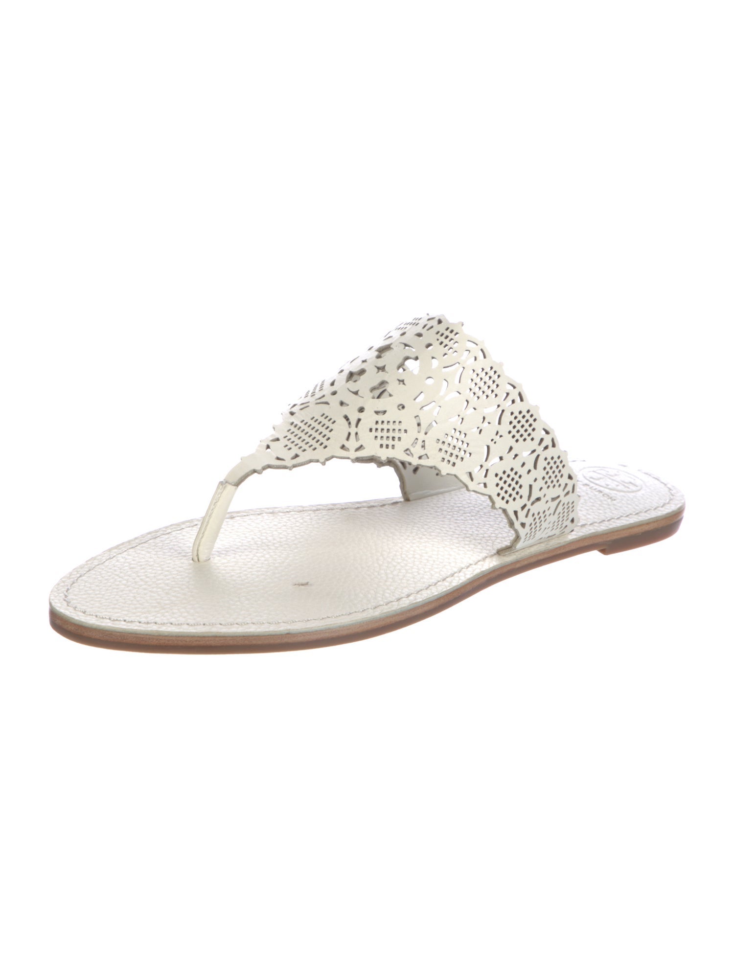 Tory Burch Leather Slides