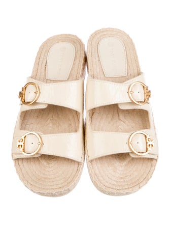 Tory Burch Leather Espadrilles