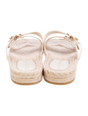Tory Burch Leather Espadrilles