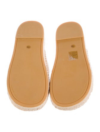 Tory Burch Leather Espadrilles