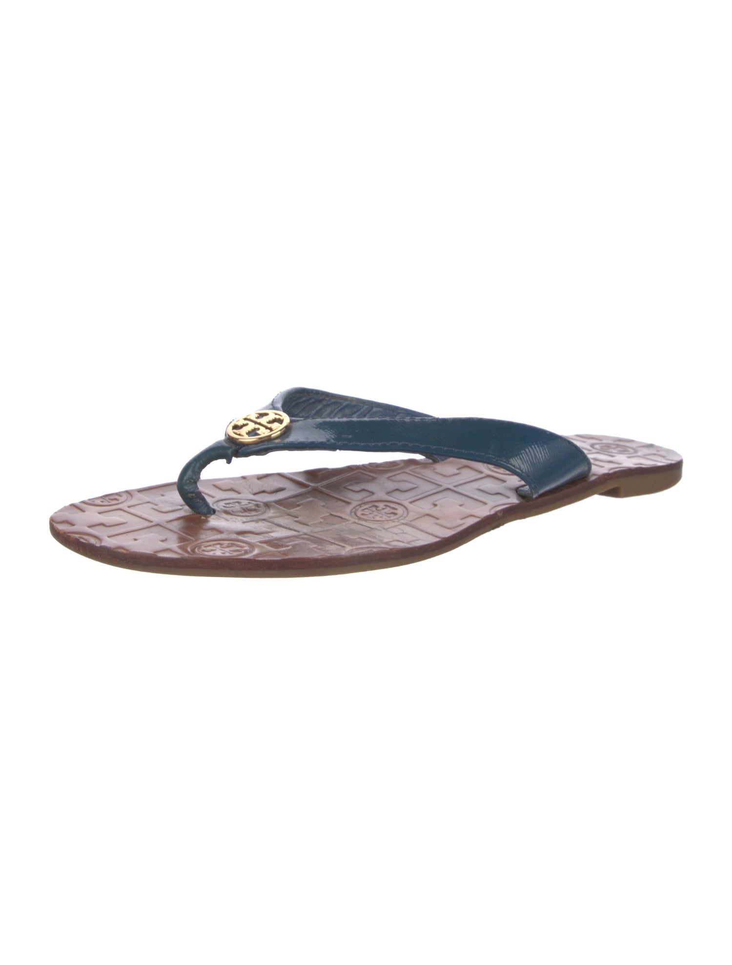 Tory Burch Leather Flip Flops
