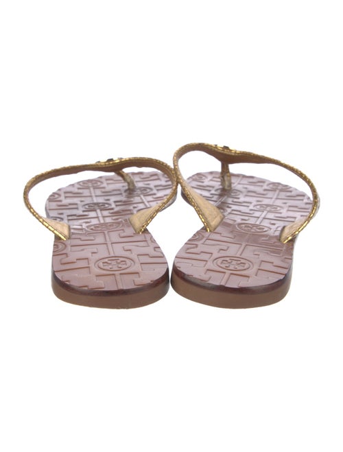 Tory Burch Leather Printed Slides