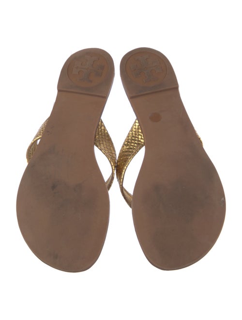 Tory Burch Leather Printed Slides