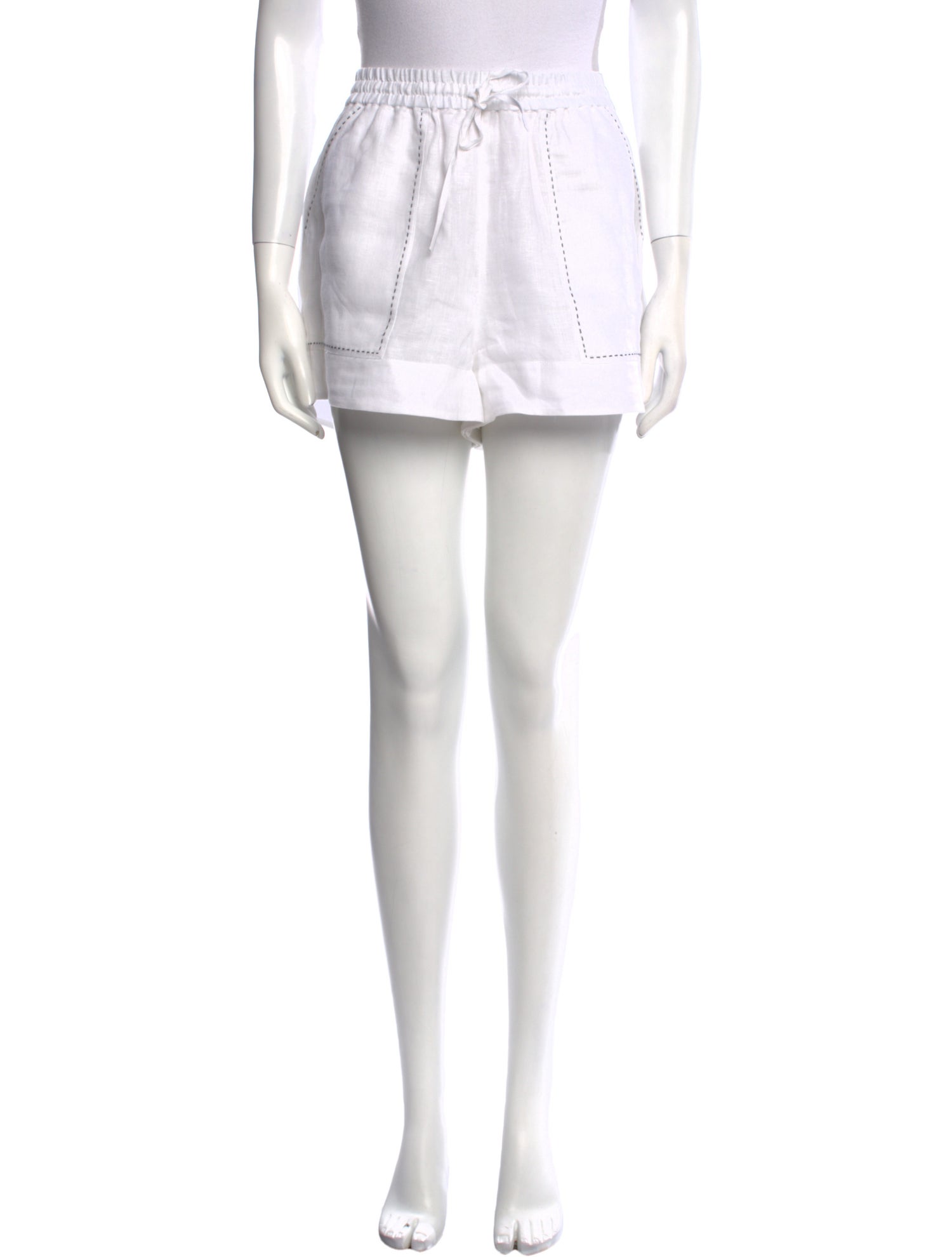 Tory Burch Linen Mini Shorts