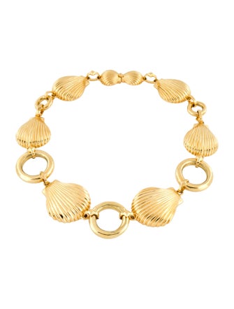 Tory Burch Shell Collar Necklace
