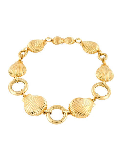 Tory Burch Shell Collar Necklace