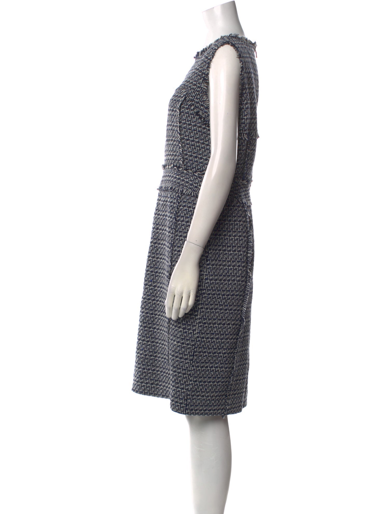 Tory Burch Tweed Pattern Knee-Length Dress w/ Tags