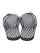 Tory Burch Leather Polka Dot Print Slides