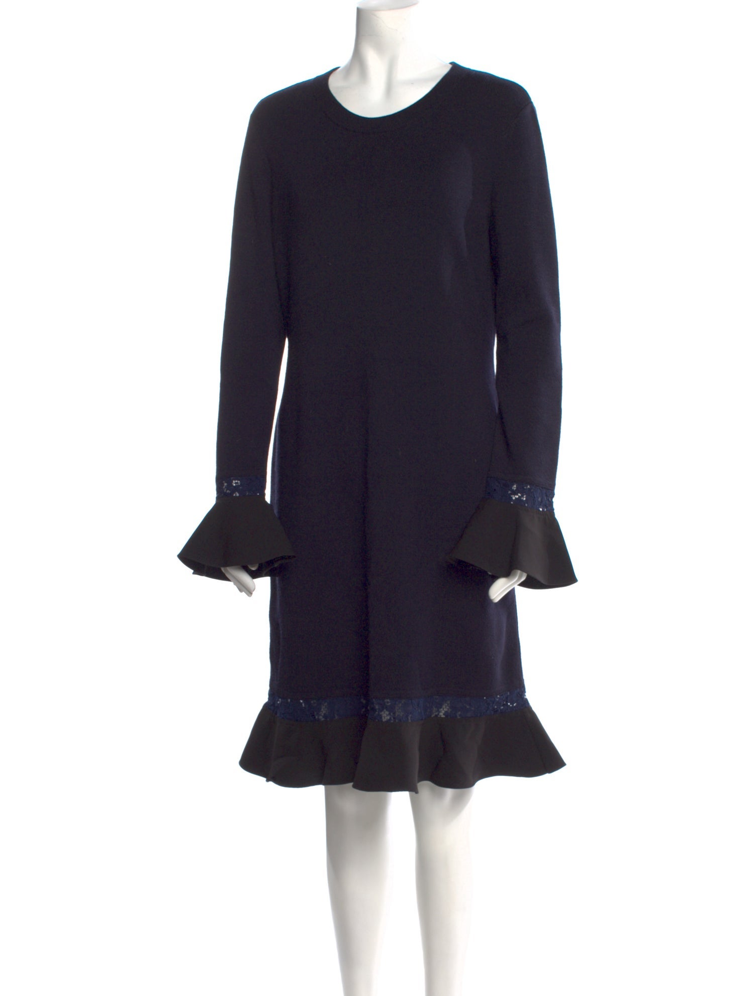 Tory Burch Merino Wool Knee-Length Dress