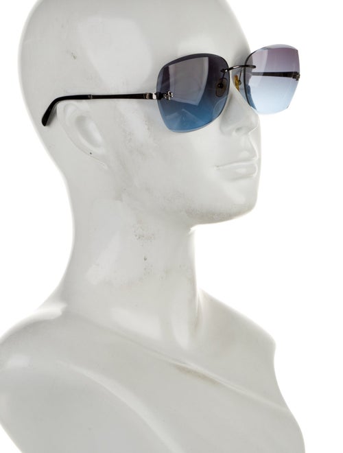 Tory Burch Square Gradient Sunglasses