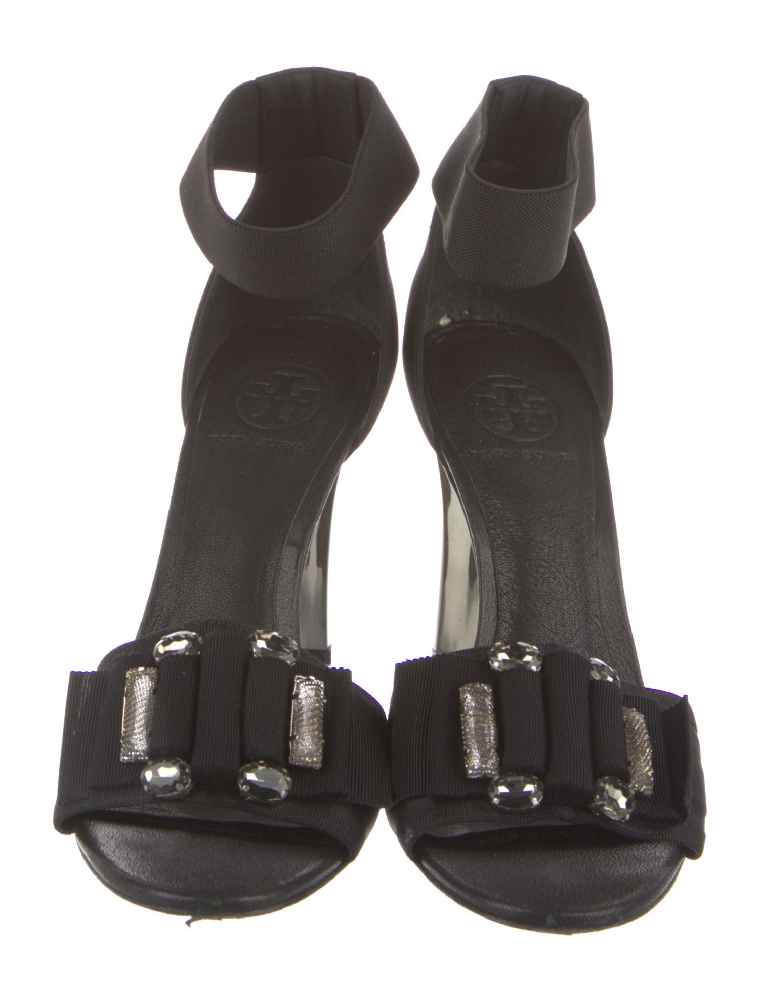 Tory Burch Satin Bow Accents Sandals