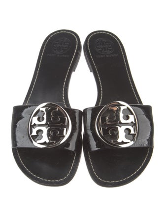 Tory Burch Patent Leather Slides