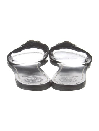 Tory Burch Patent Leather Slides