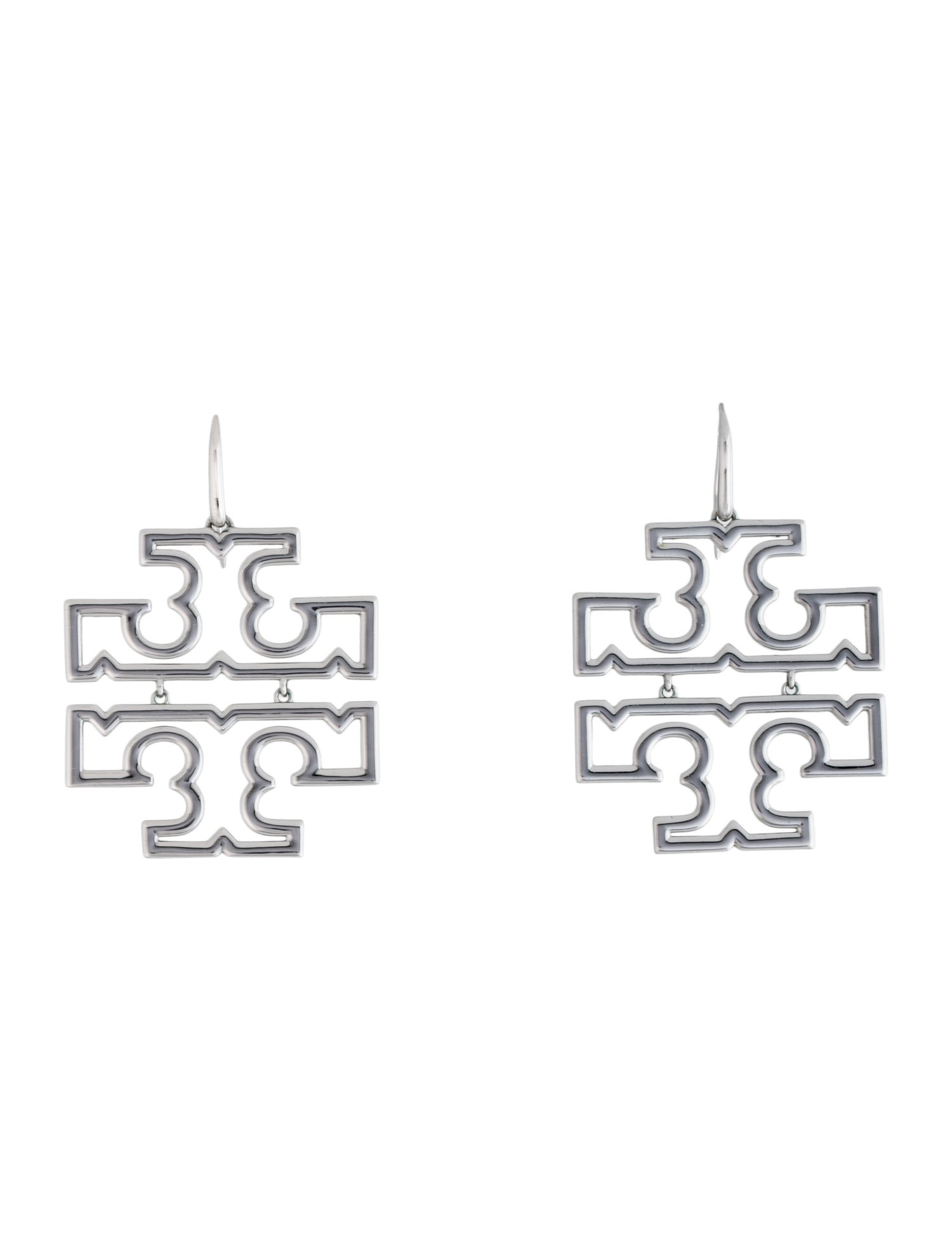 Tory Burch Logo Drop Earrings w/ Tags