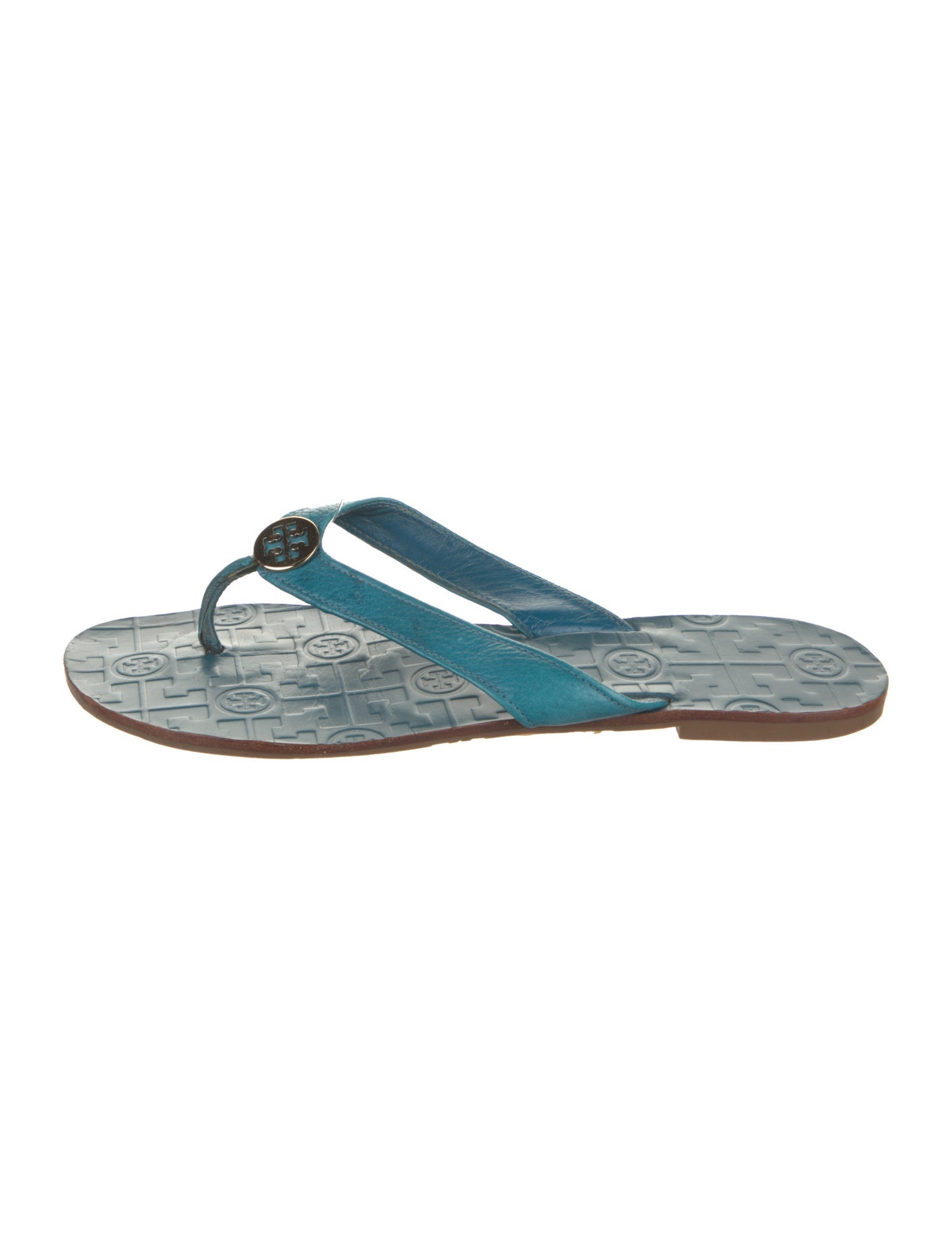 Tory Burch Leather Flip Flops