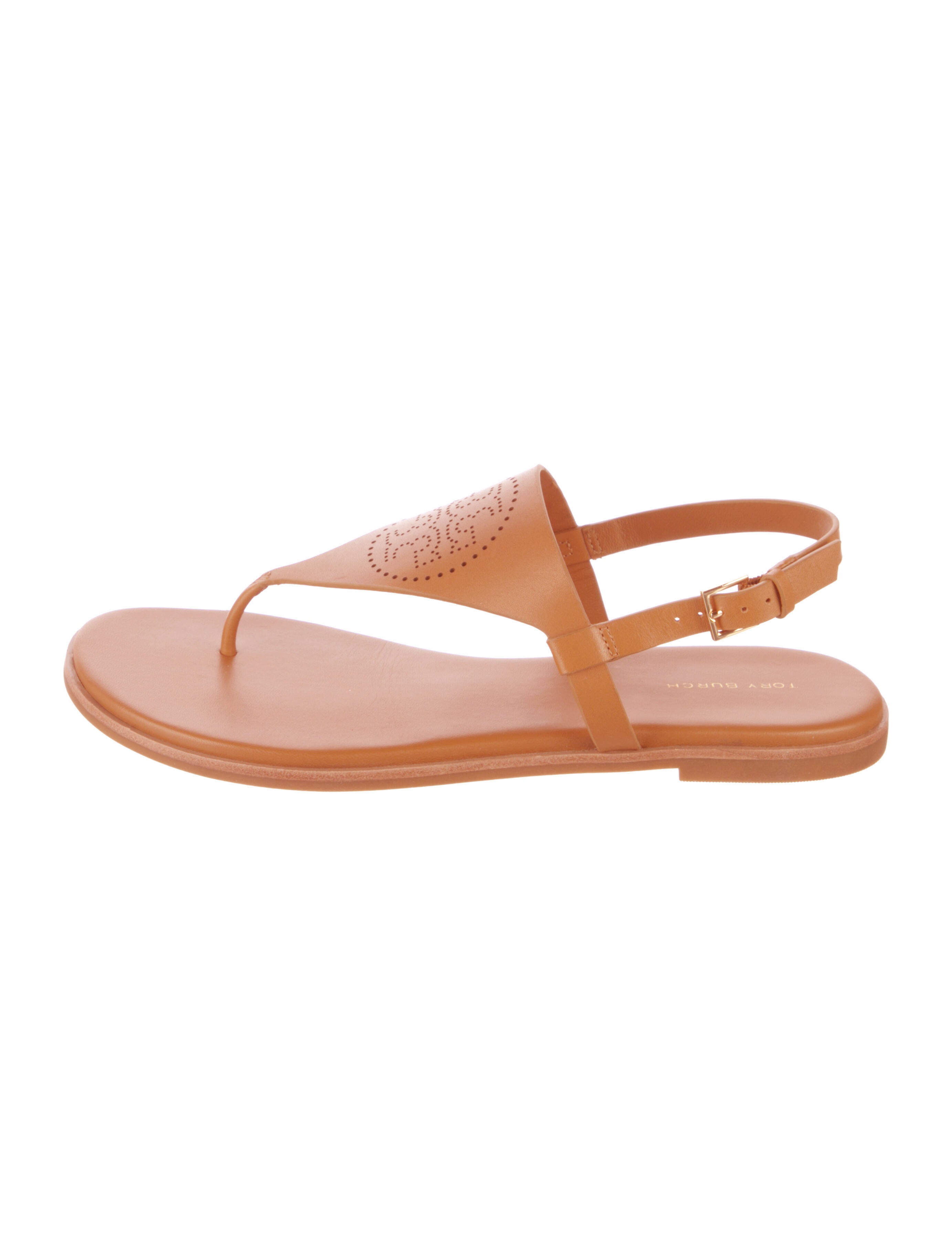 Tory Burch Leather Slingback Sandals