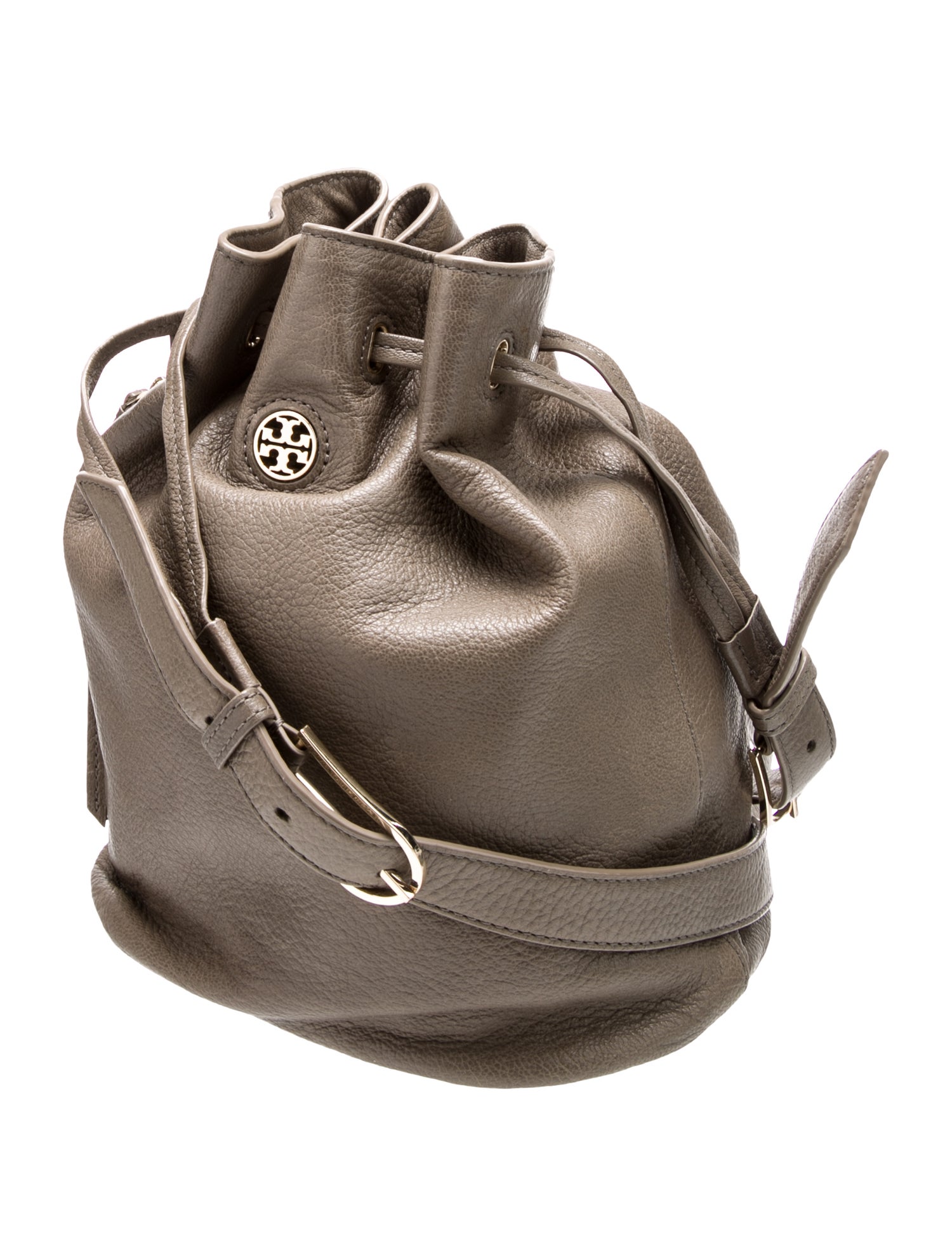 Tory Burch Leather Bucket Bag