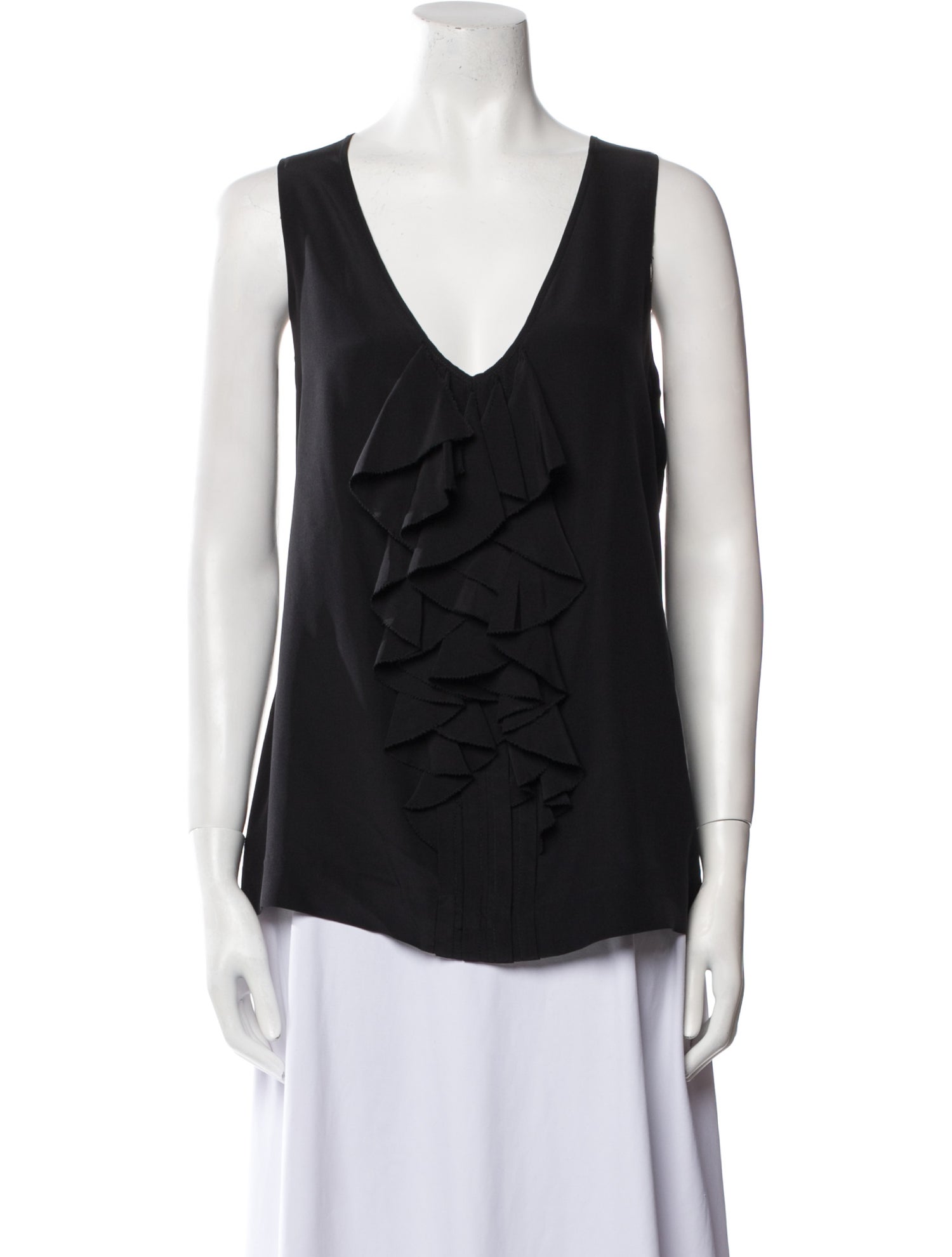 Tory Burch Silk V-Neck Blouse