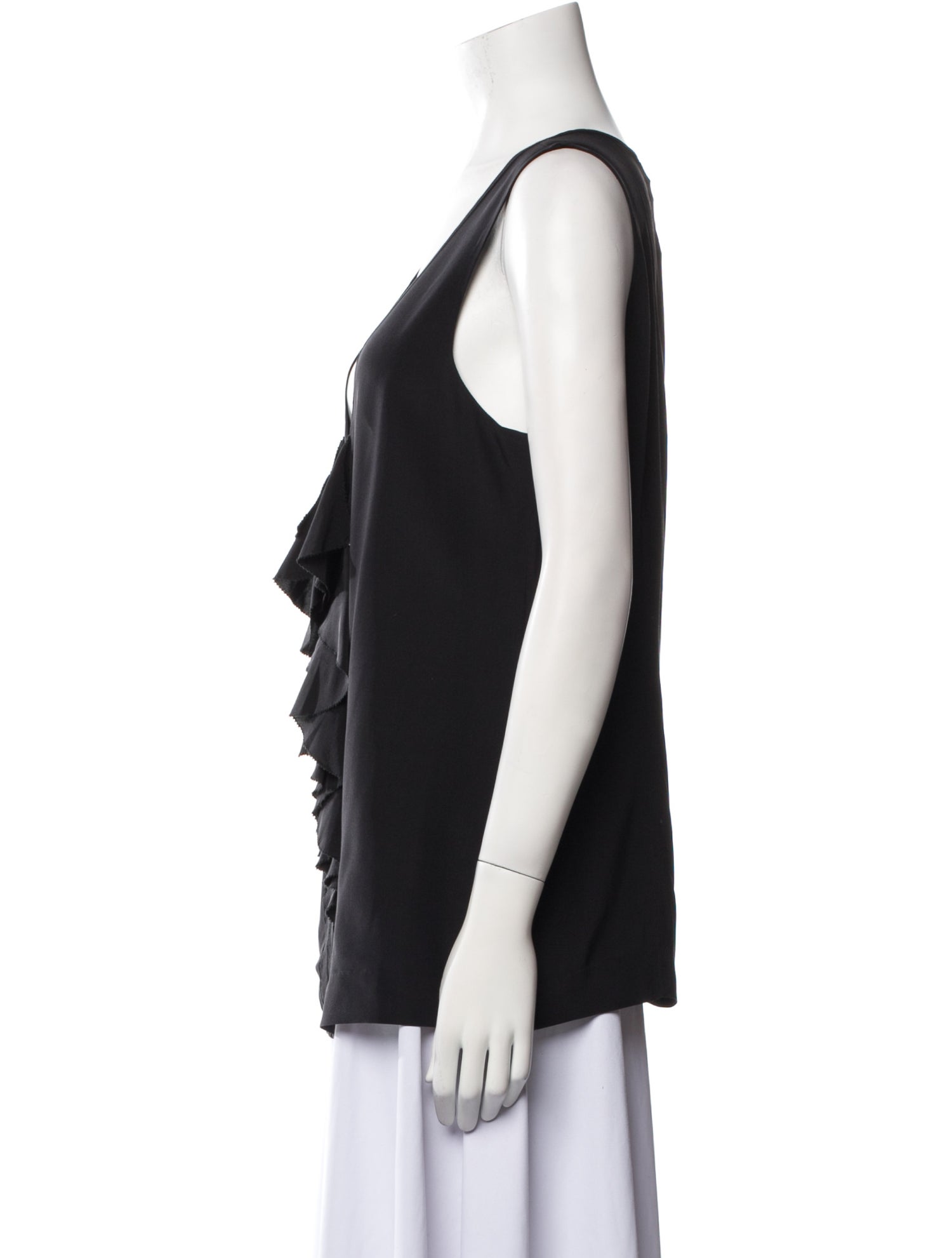 Tory Burch Silk V-Neck Blouse