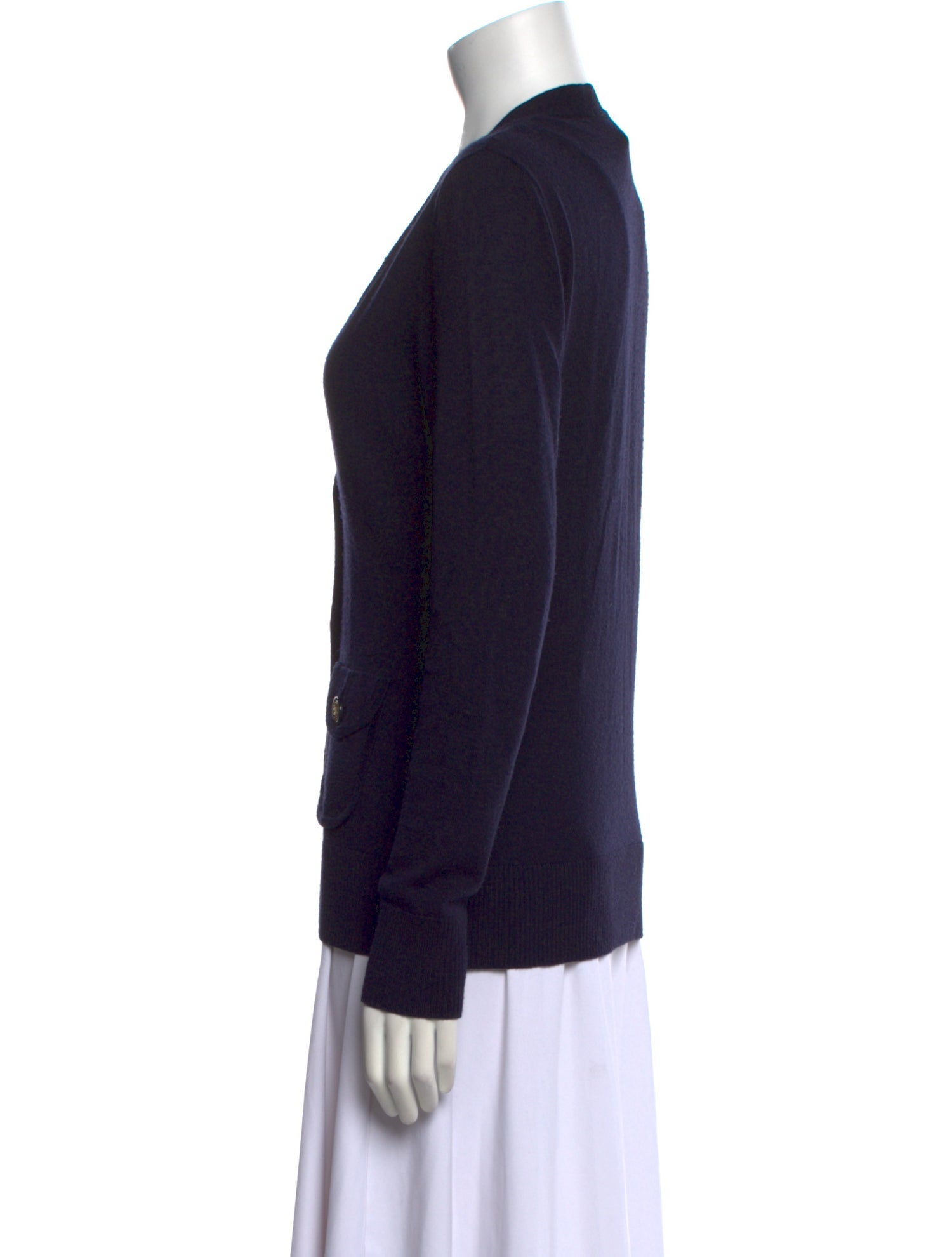 Tory Burch Merino Wool V-Neck Sweater