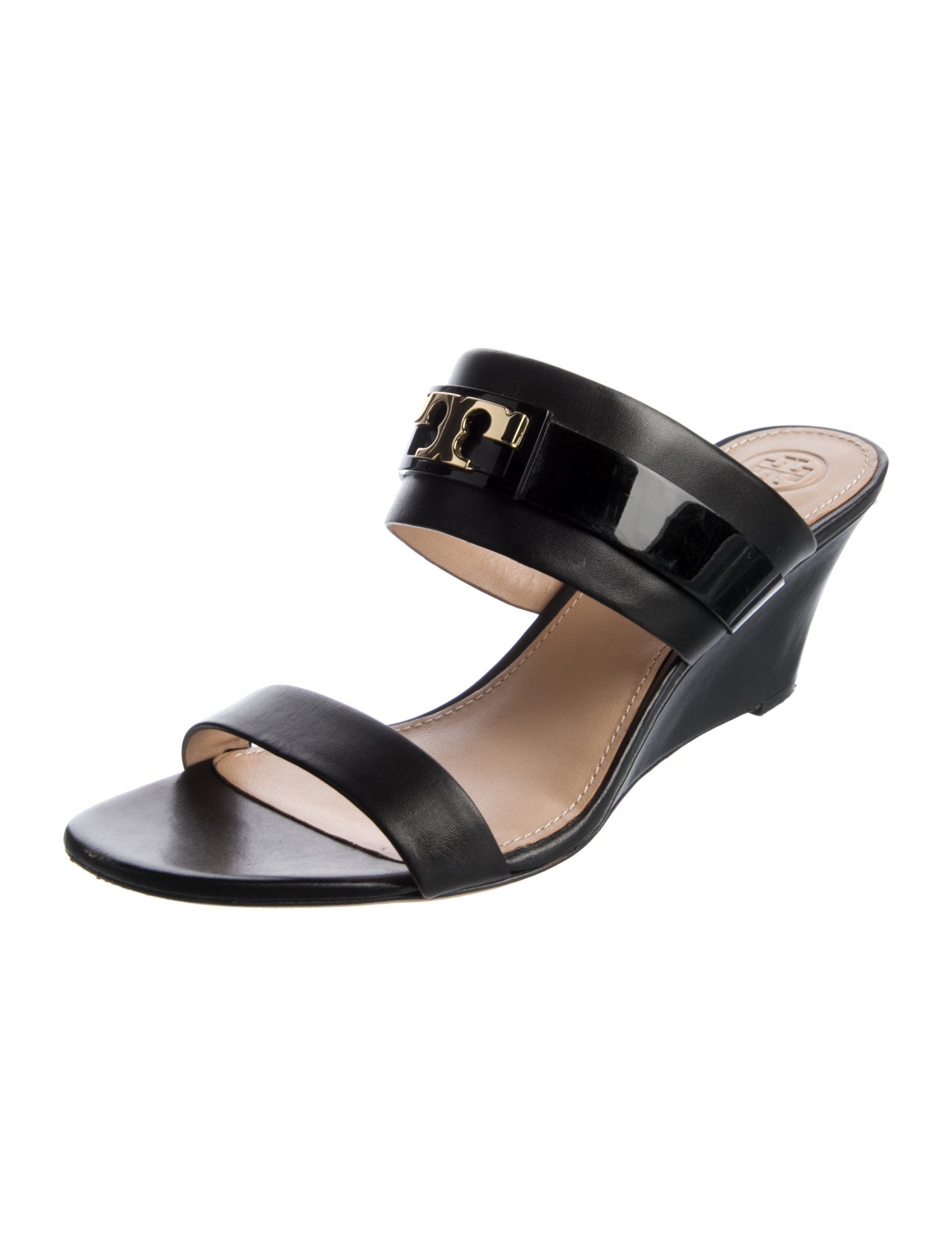 Tory Burch Leather Slides