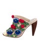 Tory Burch Leather Patterned Mules