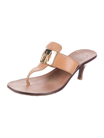 Tory Burch Leather Slides