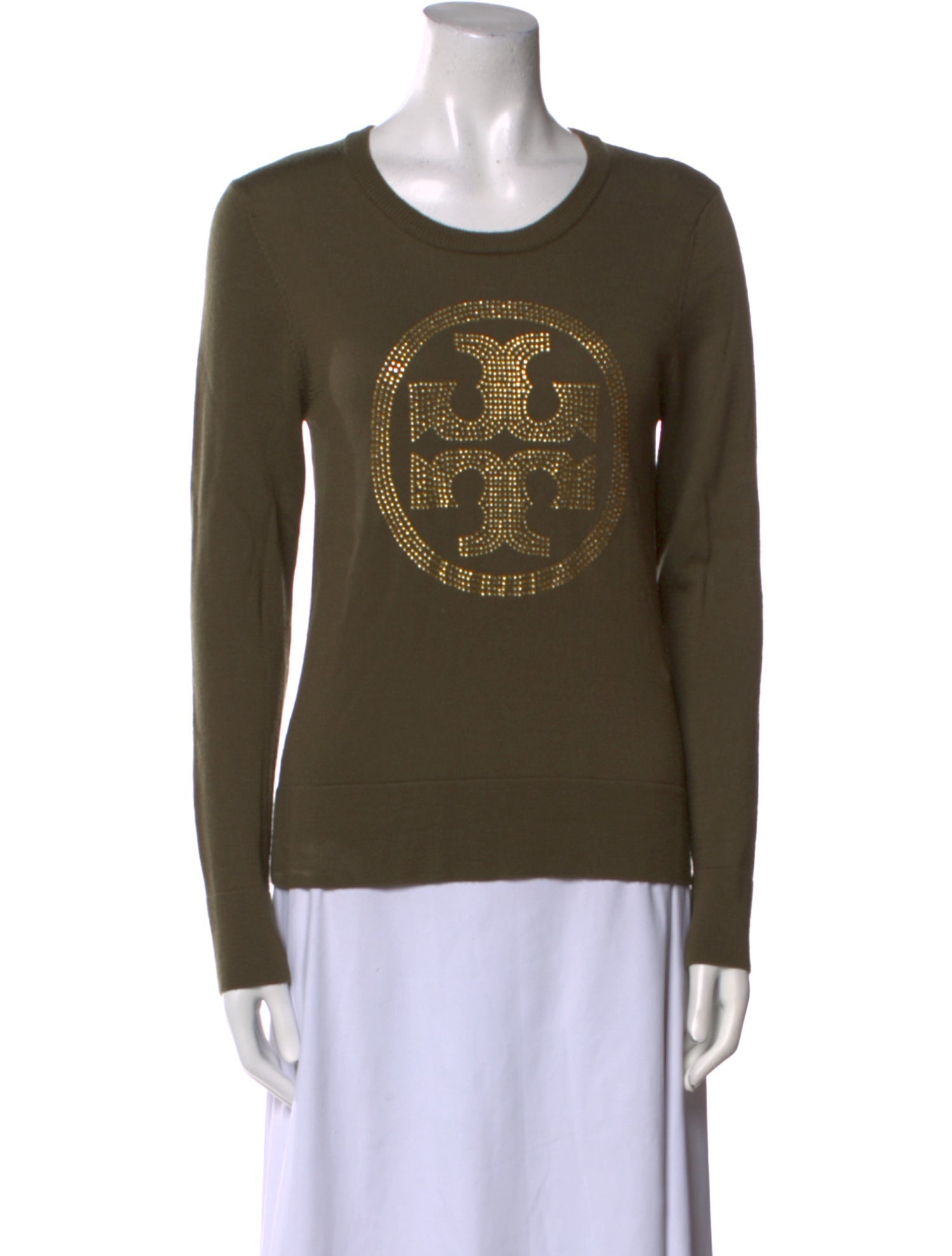 Tory Burch Wool Graphic Print Top