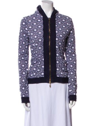 Tory Burch Floral Print Evening Jacket