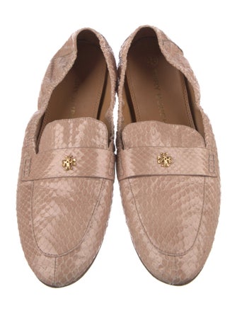 Tory Burch Snakeskin Loafers