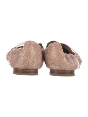 Tory Burch Snakeskin Loafers