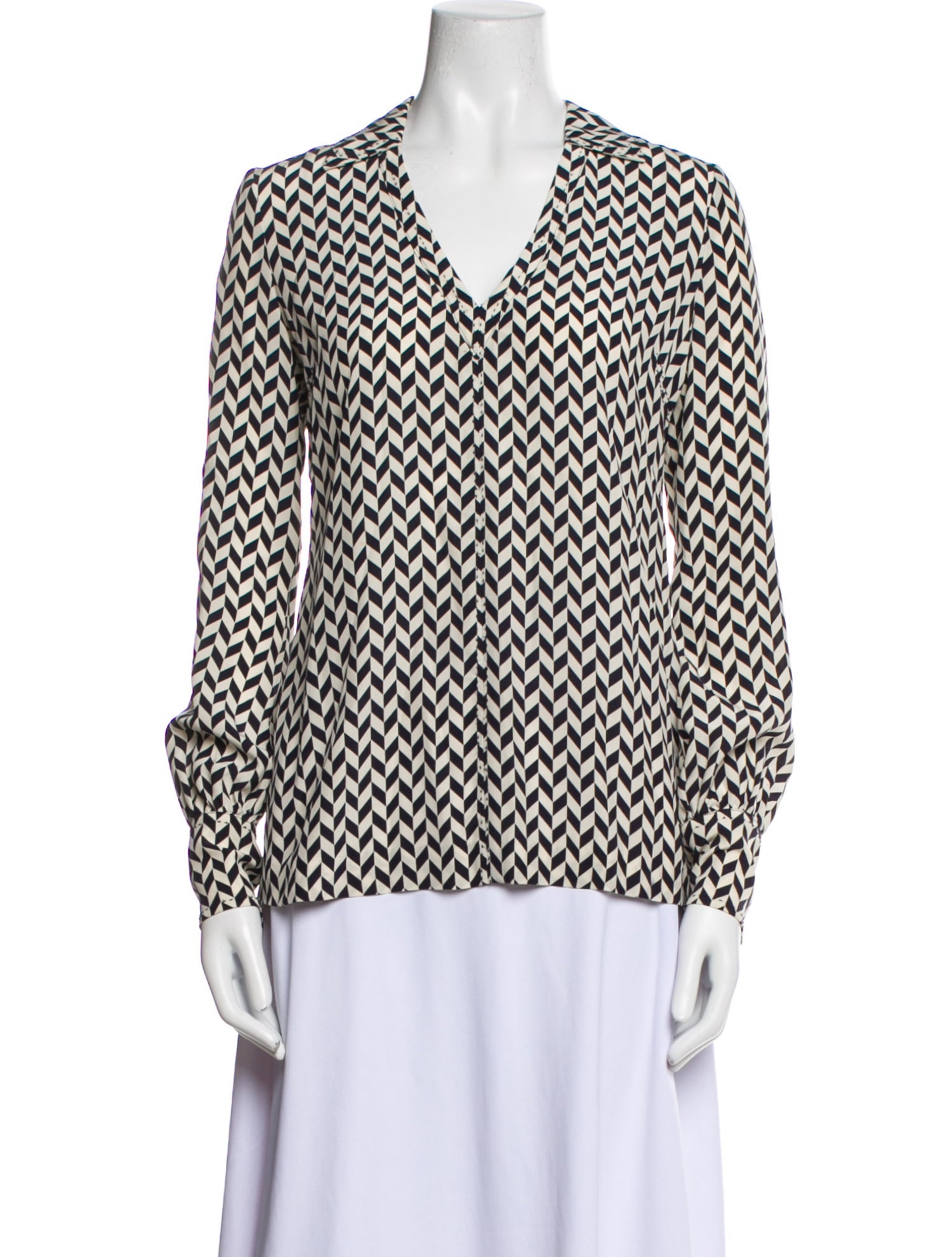 Tory Burch Silk Printed Blouse