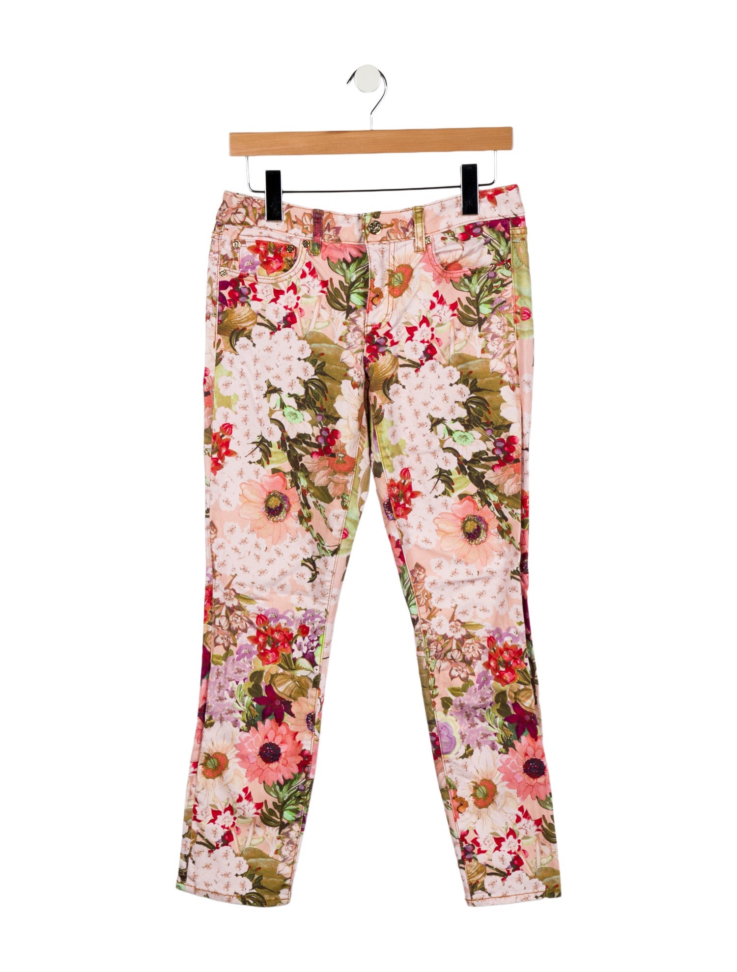 Tory Burch Mid-Rise Skinny Leg Jeans