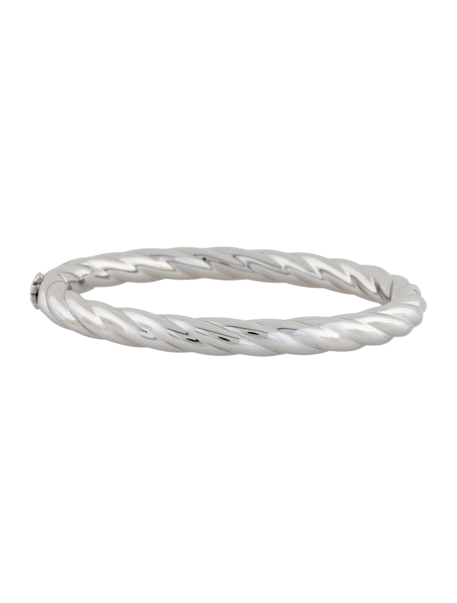 Tory Burch Twisted Hinge Bangle Bracelet