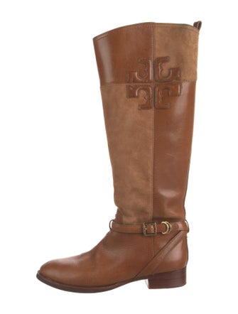 Tory Burch Leather Riding Boots