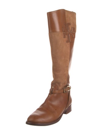 Tory Burch Leather Riding Boots