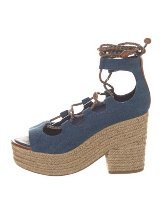 Tory Burch Denim Espadrilles
