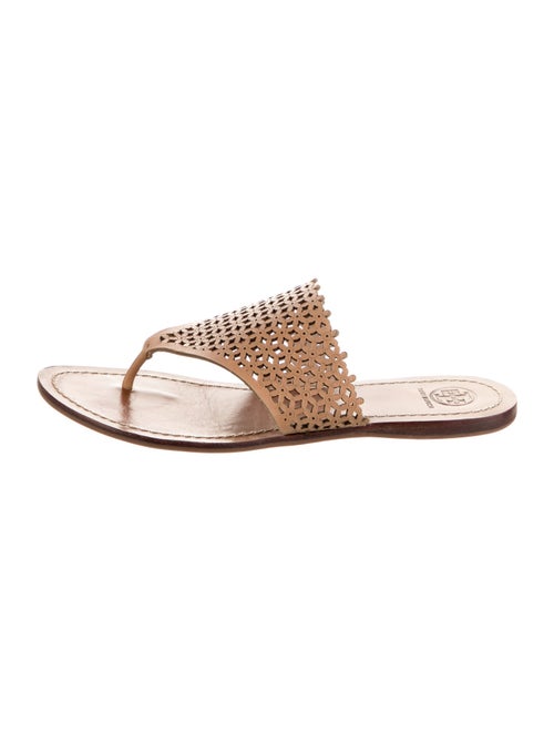 Tory Burch Leather Slides