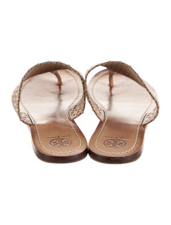 Tory Burch Leather Slides