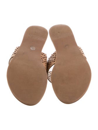 Tory Burch Leather Slides