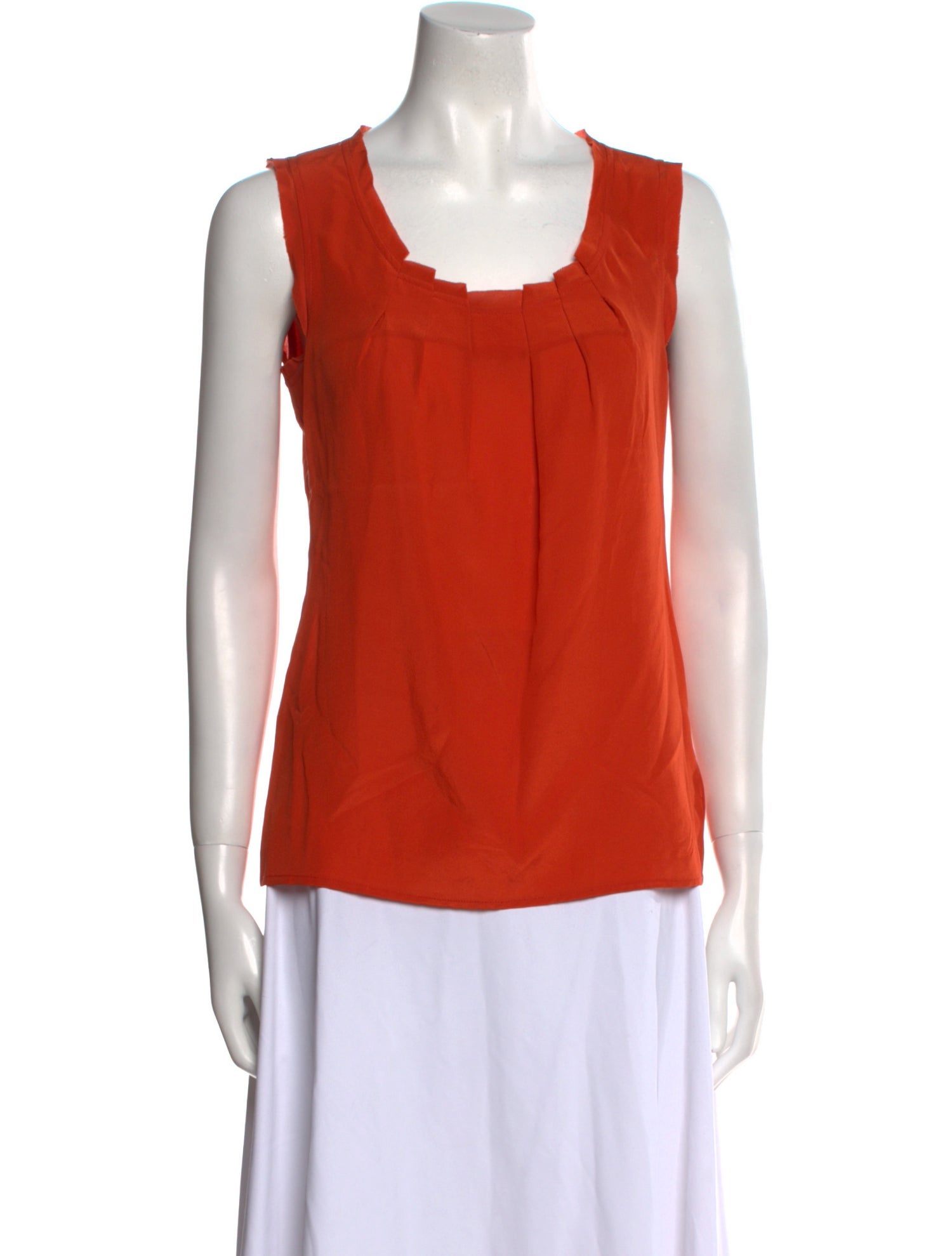 Tory Burch Silk Scoop Neck Top