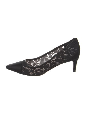 Tory Burch Lace Lace Pattern Pumps