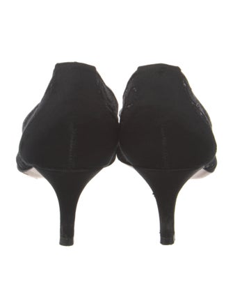 Tory Burch Lace Lace Pattern Pumps