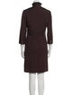 Tory Burch Mock Neck Knee-Length Dress