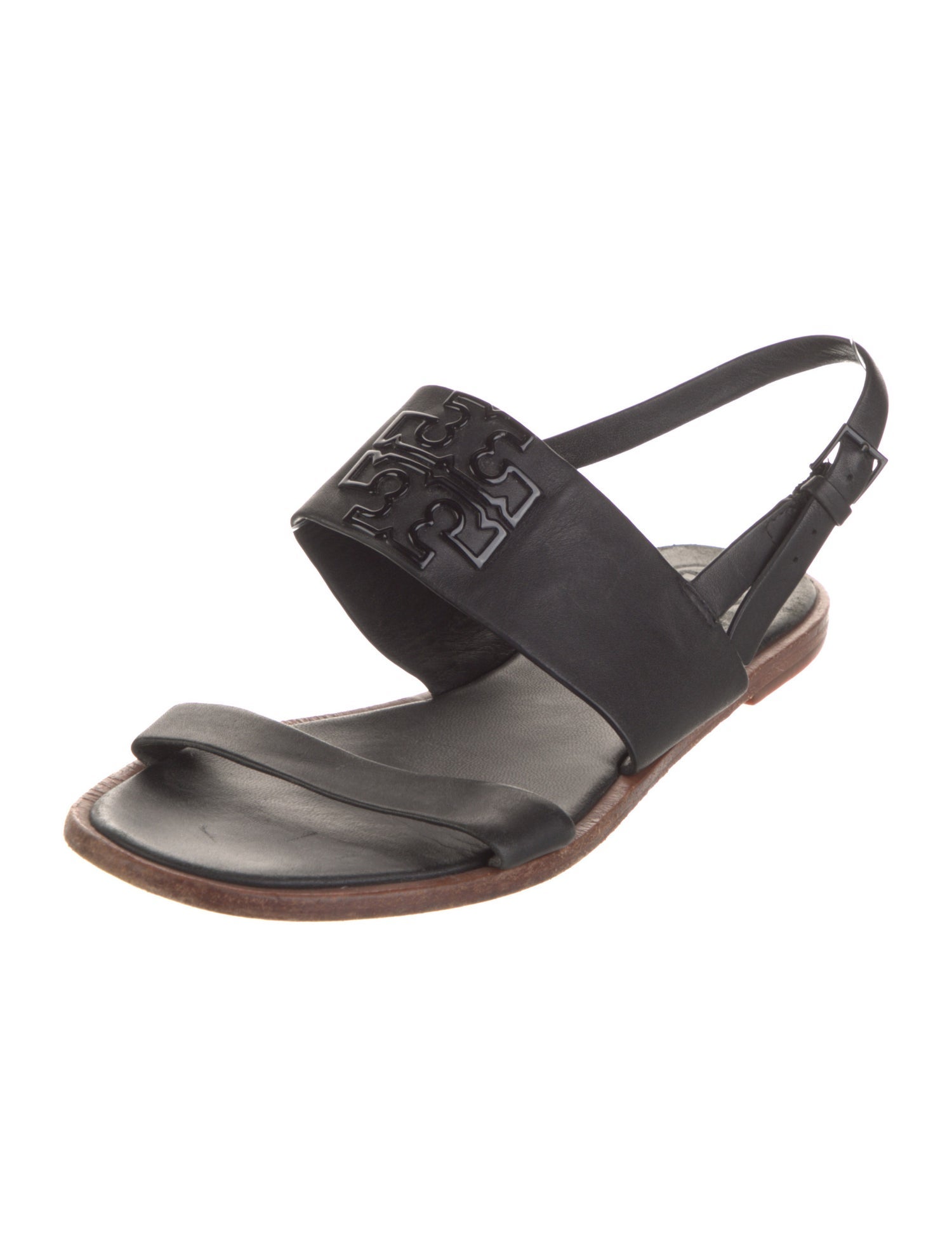 Tory Burch Leather Slingback Sandals