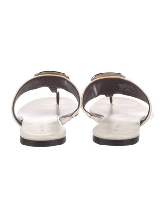 Tory Burch Leather Slides