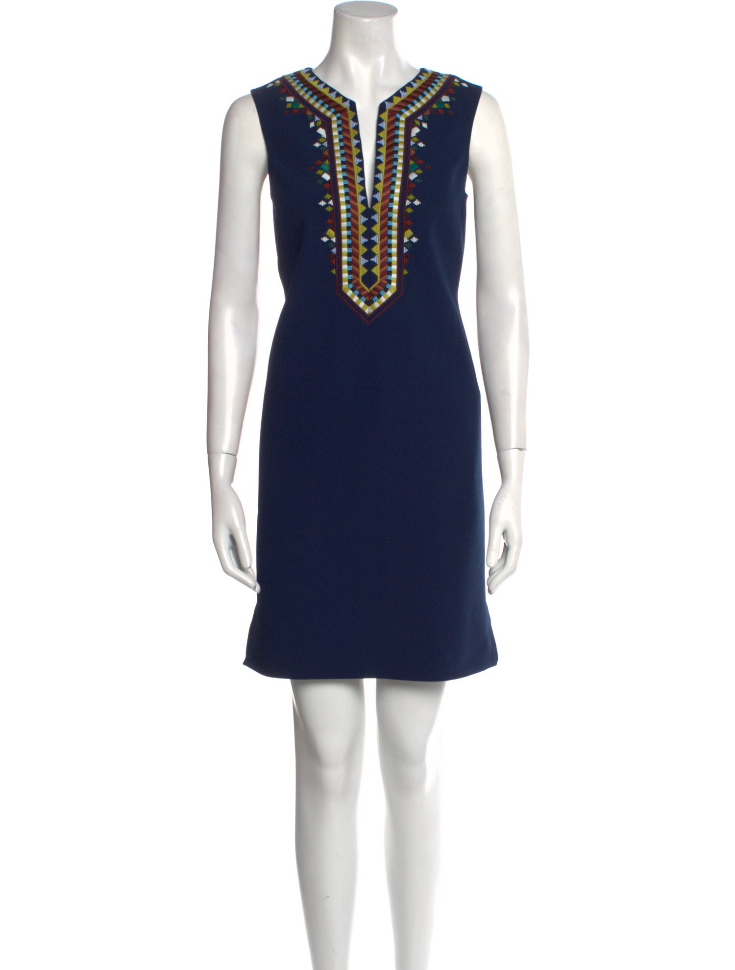 Tory Burch V-Neck Mini Dress
