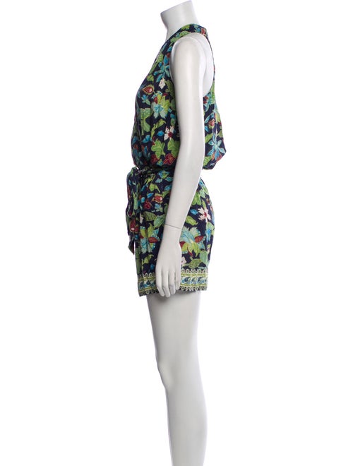 Tory Burch Printed V-Neck Romper