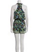 Tory Burch Printed V-Neck Romper