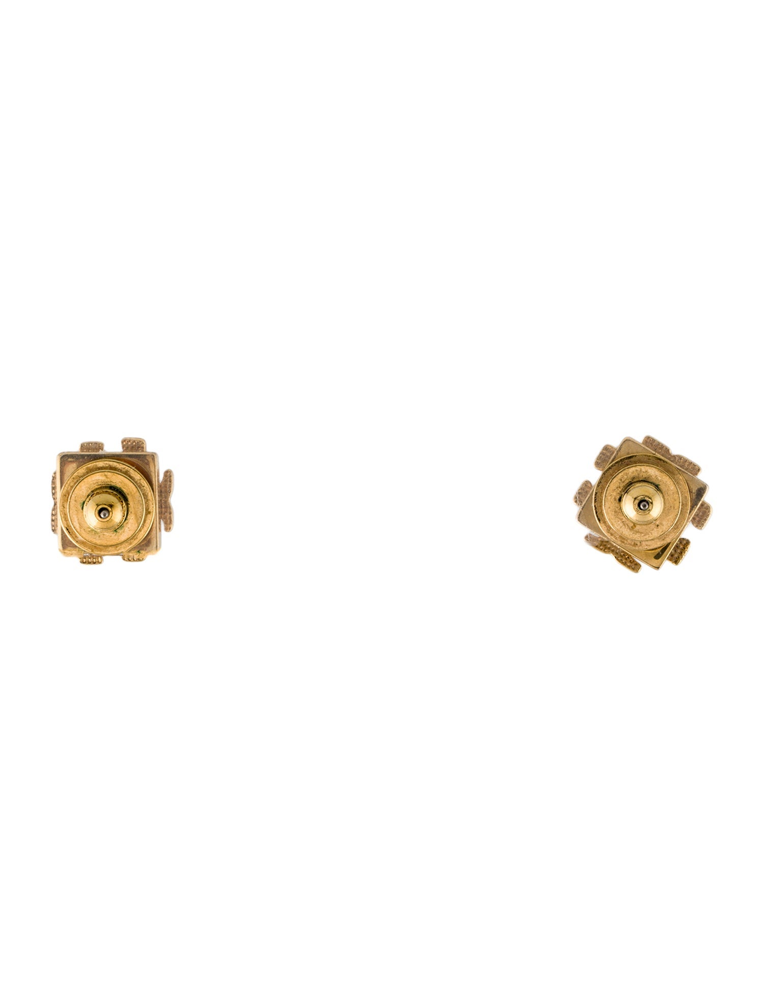 Tory Burch Logo Stud Earrings